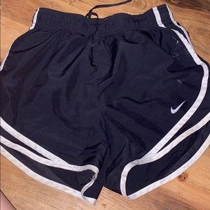 black nike shorts